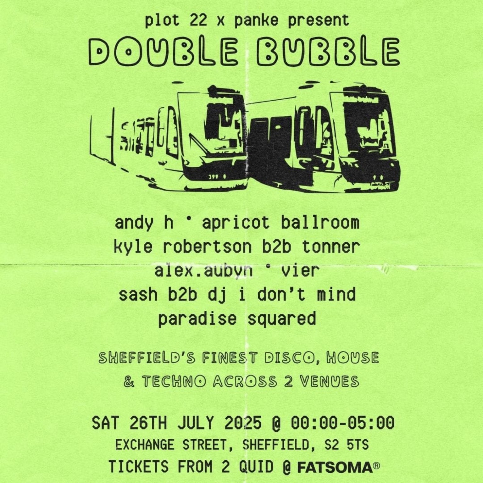 Plot 22 x Panke Double Bubble at Panke Social