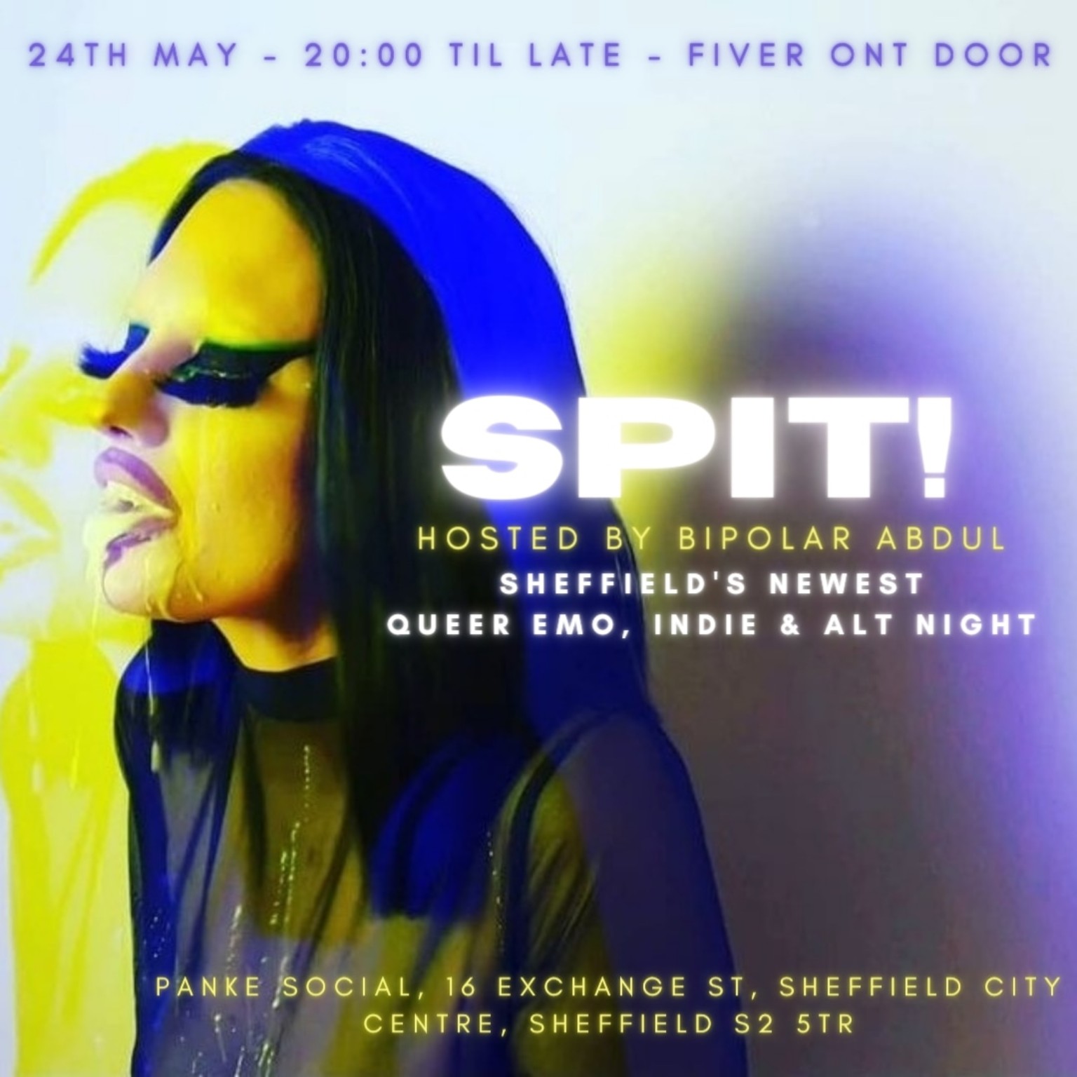 SPIT queer emo indie and alternative night at Panke Social