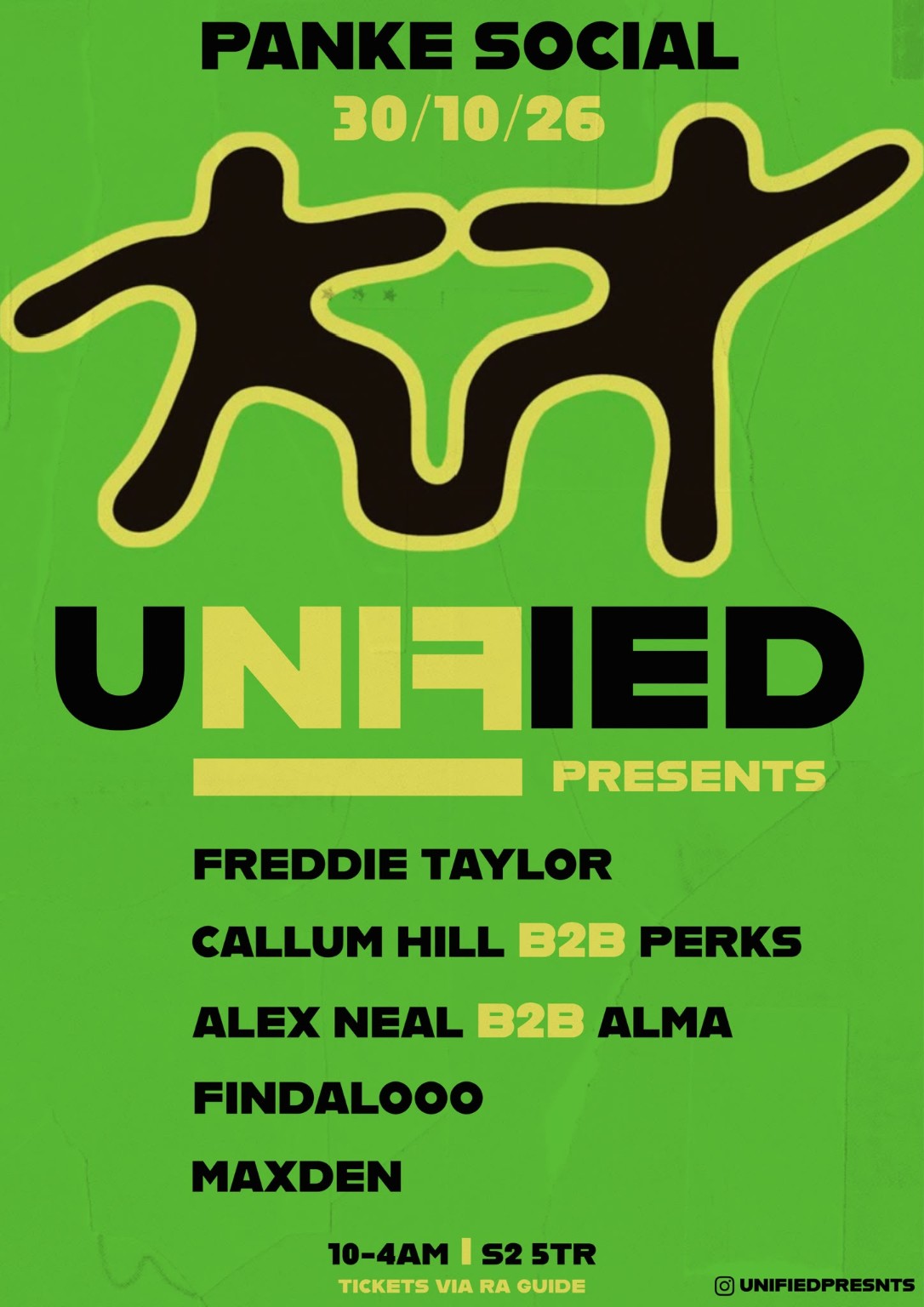 Unified event poster at Panke Social